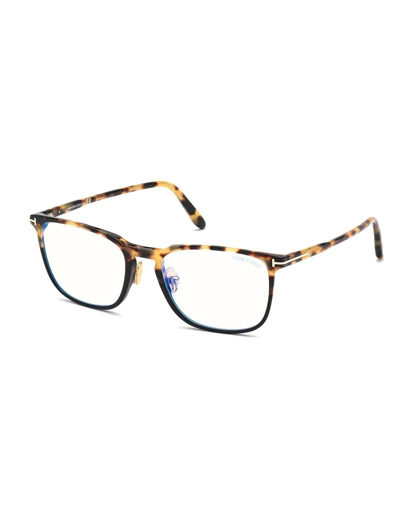商品Tom Ford|Blue Block Square Plastic Optical Glasses,价格¥3827,第1张图片