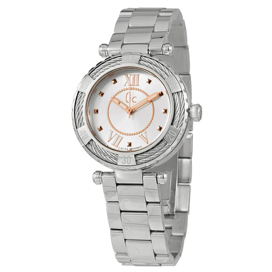 商品GUESS|Quartz Silver Dial Ladies Watch Y41001L1,价格¥1266,第1张图片