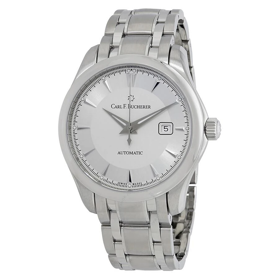 商品Carl F. Bucherer|Manero AutoDate Silver Dial Men's Watch 00.10915.08.13.21,价格¥18211,第1张图片