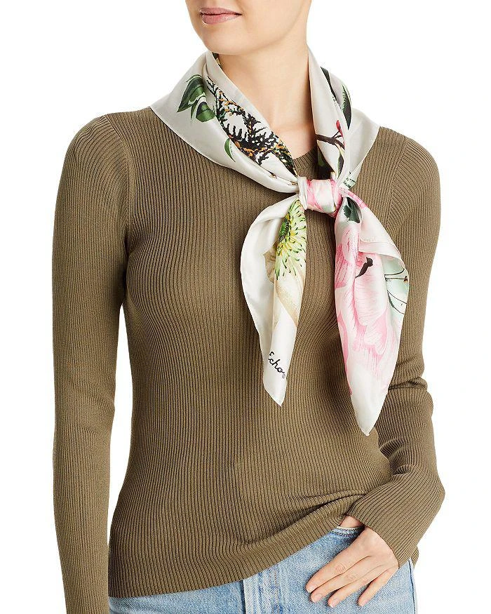 商品Echo Design|Winter's Frost Silk Scarf,价格¥332,第1张图片