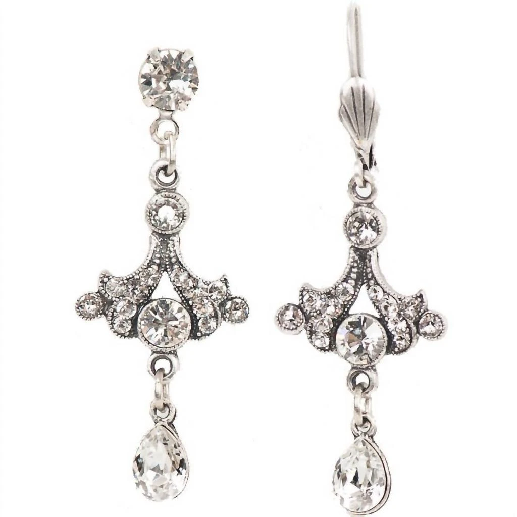 商品Anne Koplik|Women's Fit For Royalty Earrings In Silver,价格¥323,第1张图片