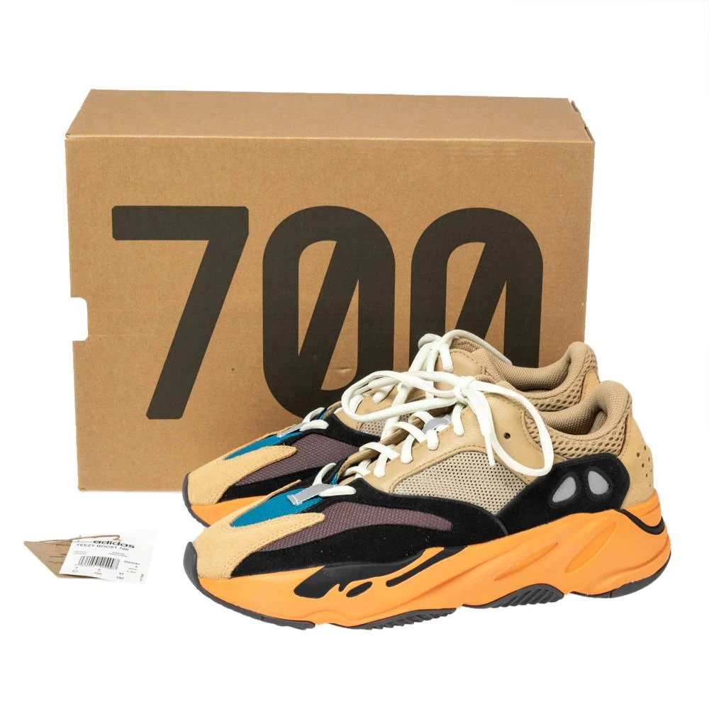 Yeezy x Adidas Multicolor Mesh And Suede Boost 700 Enflame Amber Sneakers Size 42 商品