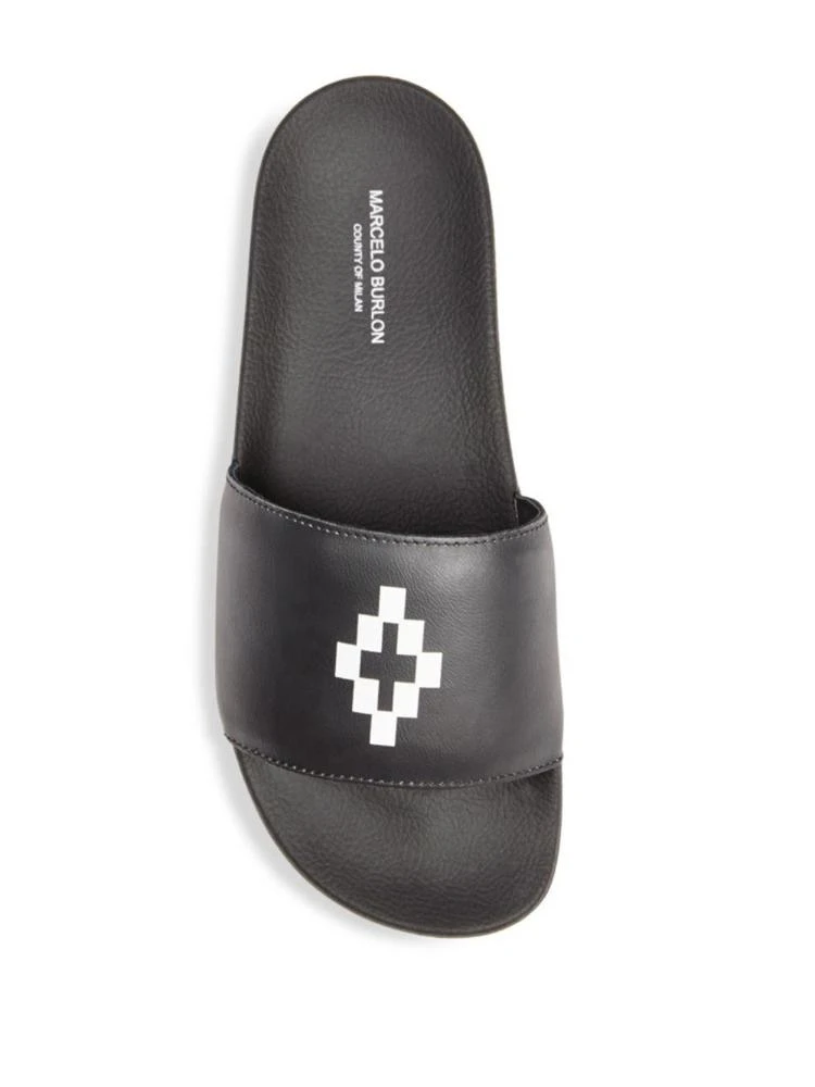 商品Marcelo Burlon|Bai Shower Slides,价格¥1125,第4张图片详细描述