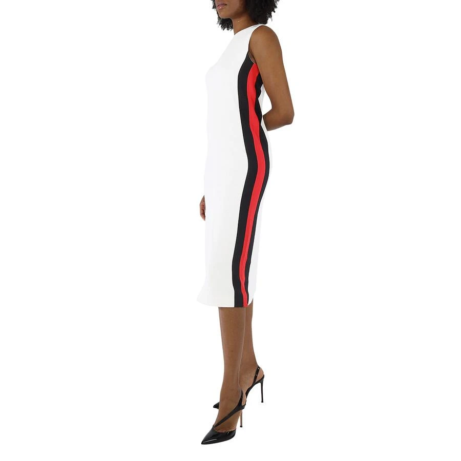 商品Burberry|Ladies White Roundneck Sleevless Dress,价格¥1476,第3张图片详细描述