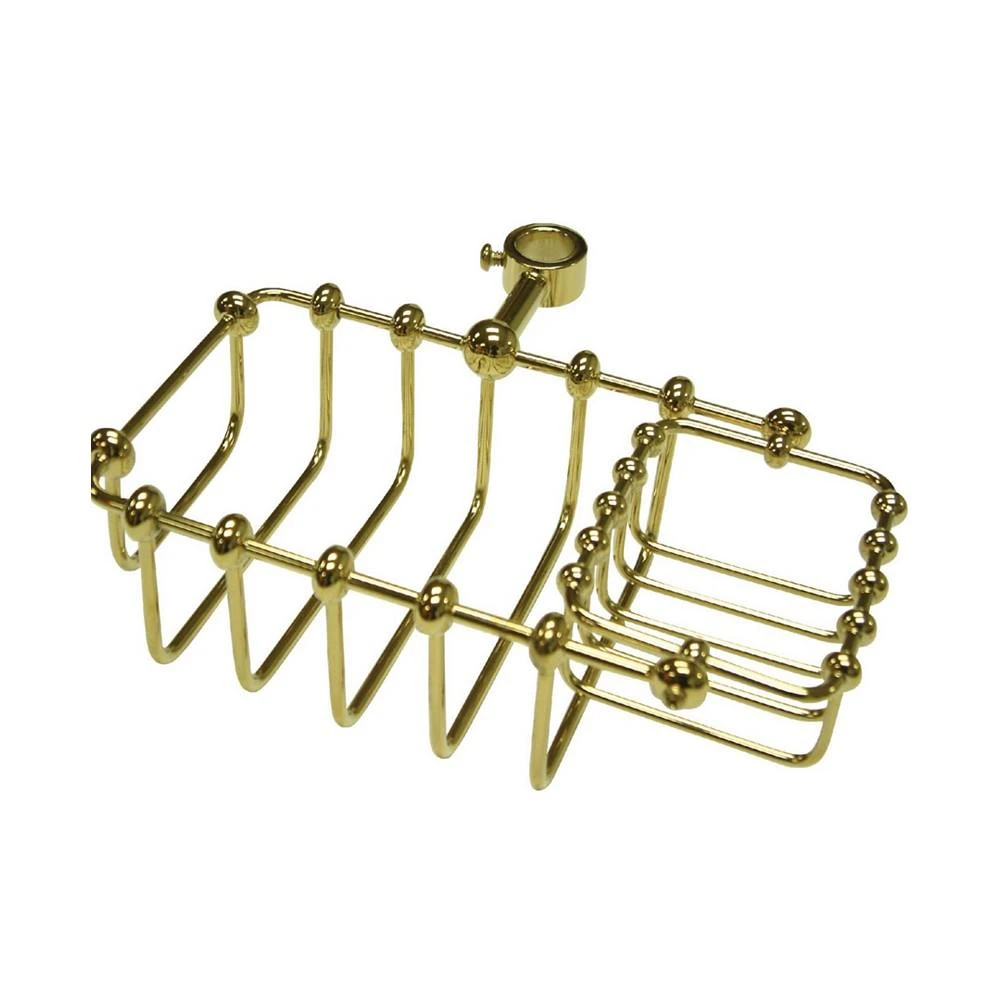 商品Kingston Brass|Vintage 7-Inch Riser Mount Soap Basket,价格¥747,第3张图片详细描述