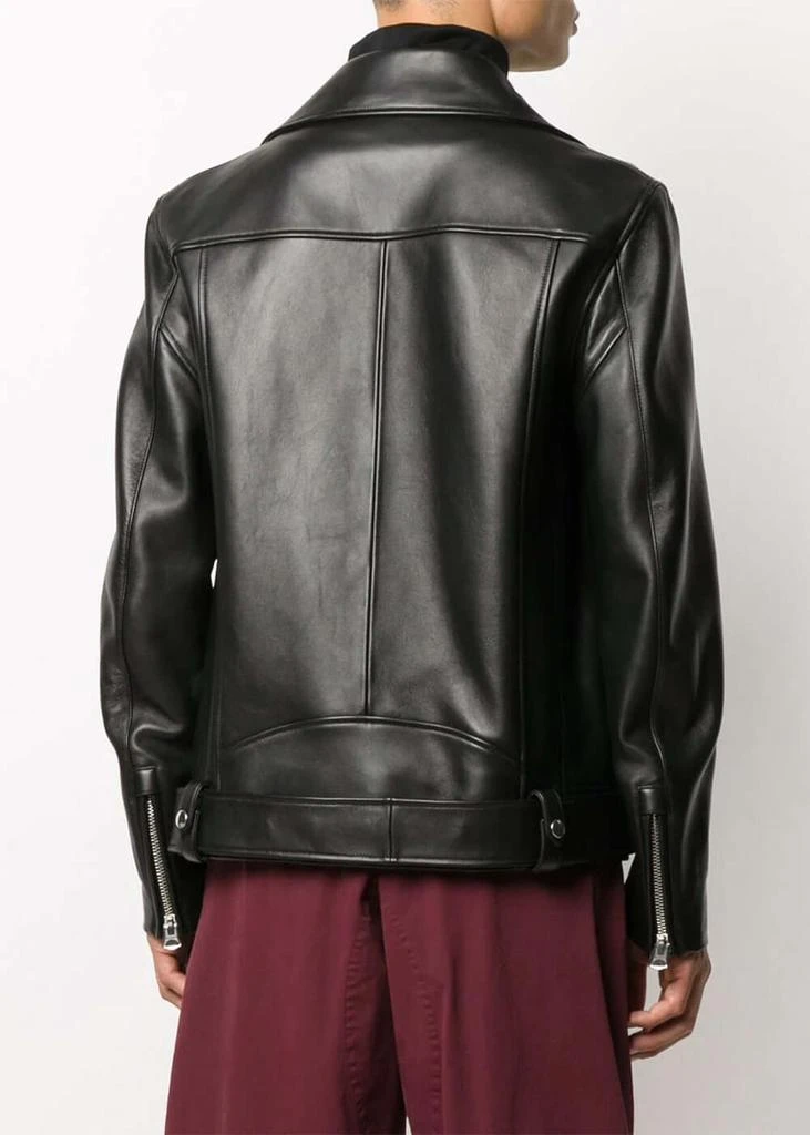 商品Acne Studios|Acne Studios Black Nate Clean Leather Jacket,价格¥6431,第3张图片详细描述