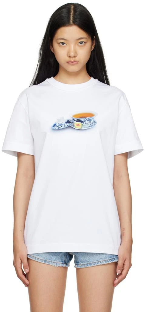 商品Alexander Wang|白色 Teacup T 恤,价格¥852,第1张图片