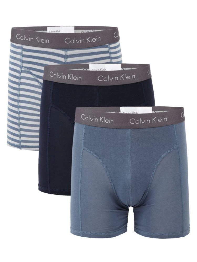 商品Calvin Klein|3-Pack Stretch Cotton Boxer Briefs,价格¥188,第1张图片