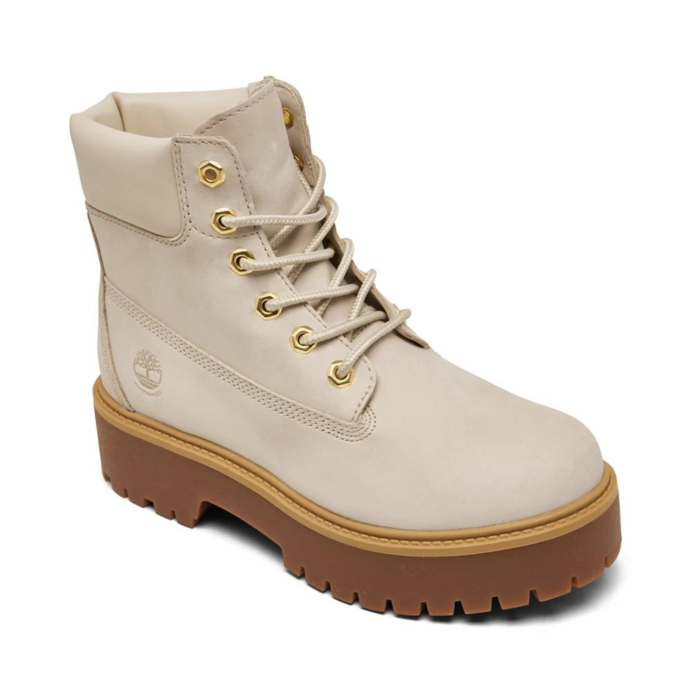 商品Timberland|Women's Stone Street 6" Water Resistant Platform Boots from Finish Line,价格¥712,第1张图片