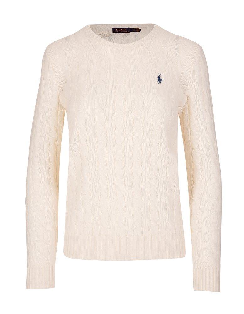Polo Ralph Lauren Pony Embroidered Cable-Knit Jumper商品第1张图片规格展示
