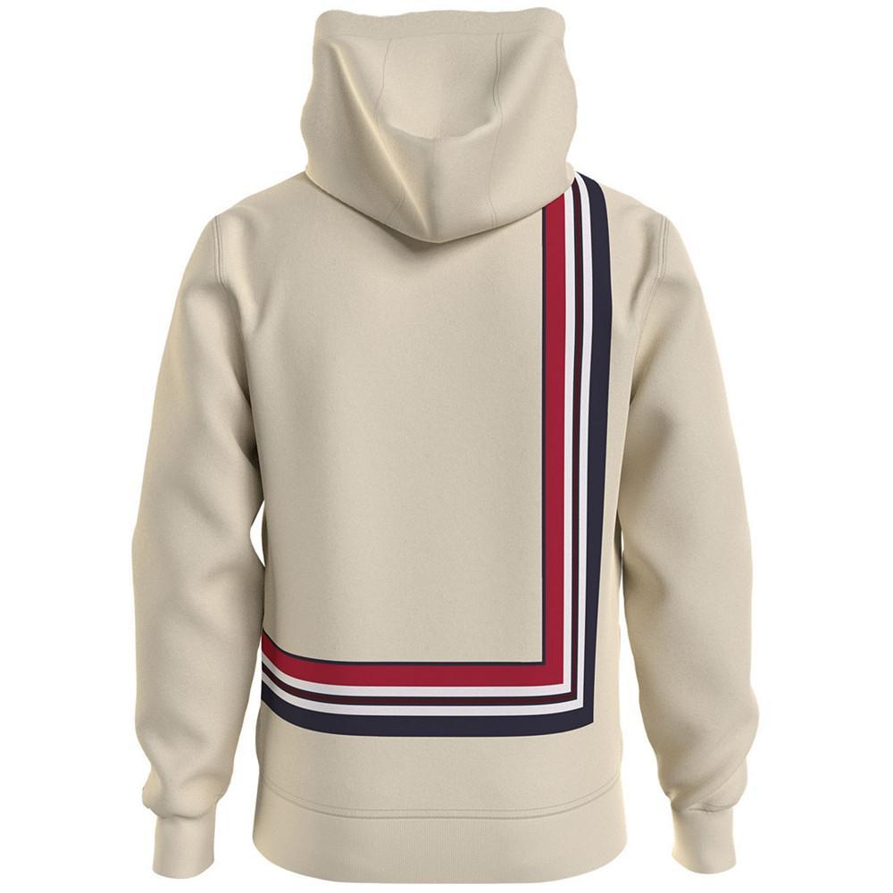 商品Tommy Hilfiger|Men's Global Stripe Graphic Hooded Sweatshirt,价格¥896,第4张图片详细描述