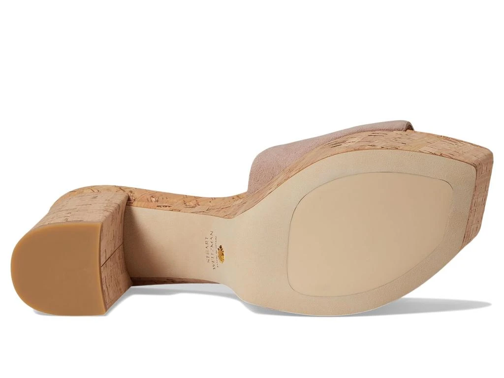 商品Stuart Weitzman|Squarehigh Platform 95 Slide,价格¥2022,第3张图片详细描述