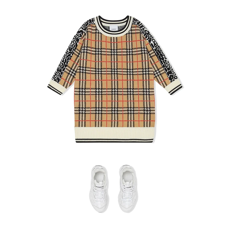 BURBERRY 格纹女童连衣裙 8029168 商品