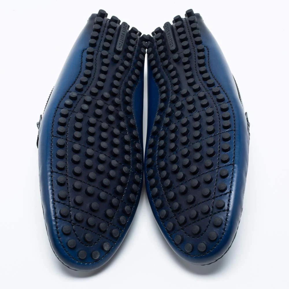Louis Vuitton Two-Tone Leather Major Slip-On Loafers Size 41 商品