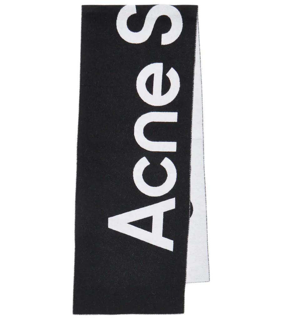 商品Acne Studios|Logo wool-blend jacquard scarf,价格¥1584,第1张图片