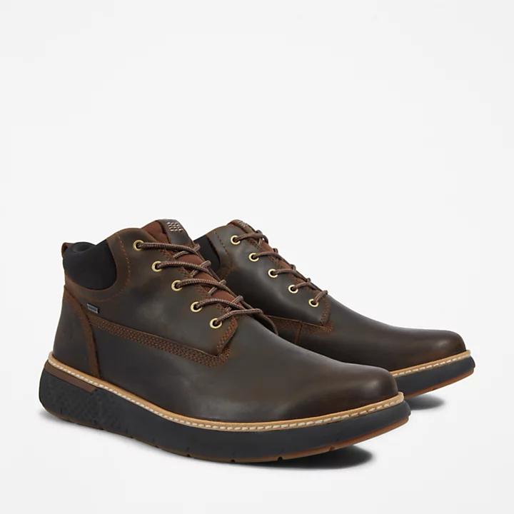 Cross Mark Gore-Tex® Chukka Boot for Men in Dark Brown商品第4张图片规格展示