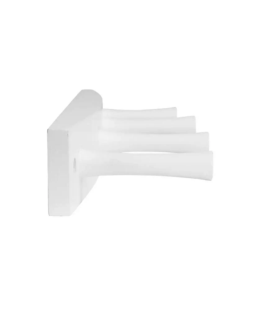 商品Spectrum|Diversified Wall-Mounted 4 Peg Wood Hook Rack,价格¥142,第3张图片详细描述