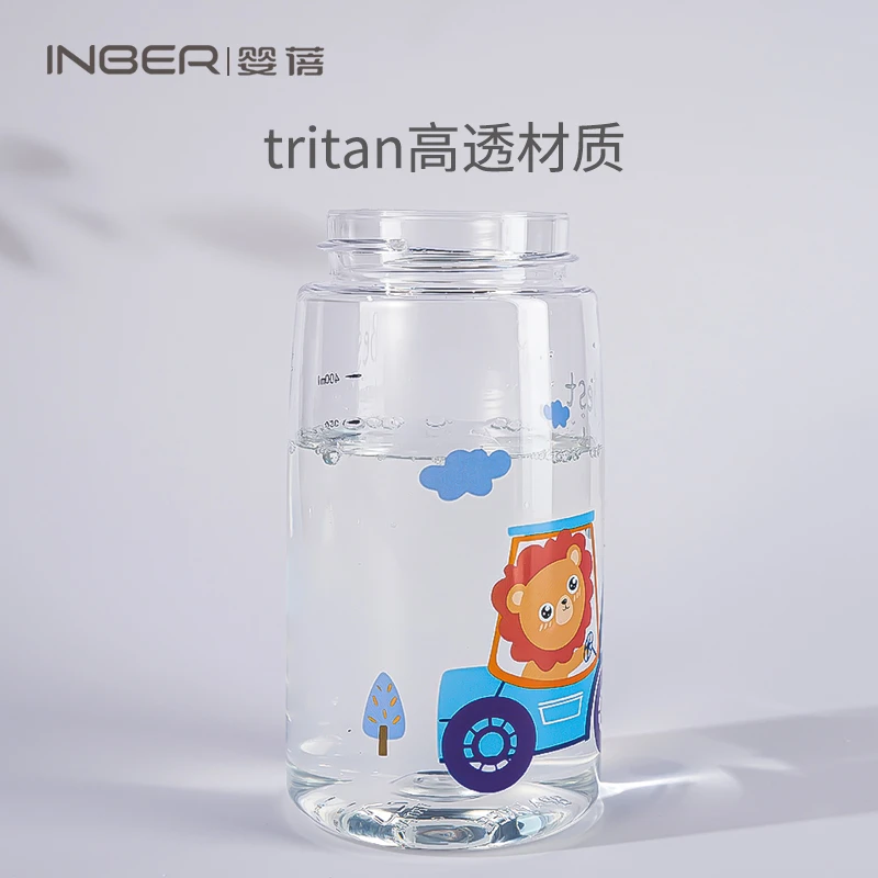 婴蓓INBER 儿童Tritan高透鸭嘴吸管杯400ml 商品