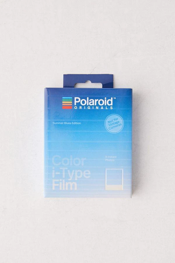 商品Polaroid Originals|宝丽来i-Type相纸 夏日蓝特别版,价格¥75,第1张图片