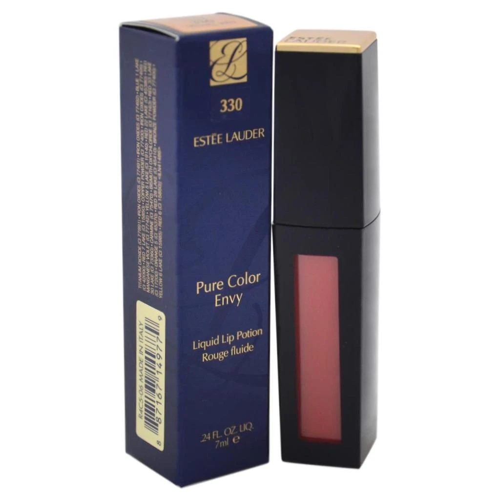 商品Estée Lauder|Estee Lauder W-C-8574 0.24 oz No. 330 Pure Color Envy Liquid Lethal Red Lip Gloss for Women,价格¥197,第1张图片