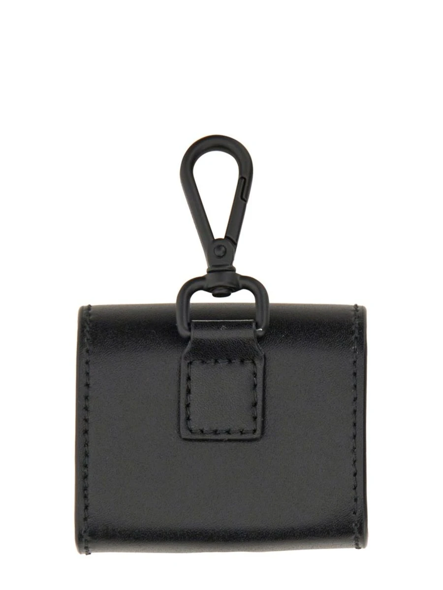 商品【商品预售7天】 Alexander McQueen|Alexander McQueen 男士小皮具 6873871AAMM1070 黑色,价格¥1300,第4张图片详细描述
