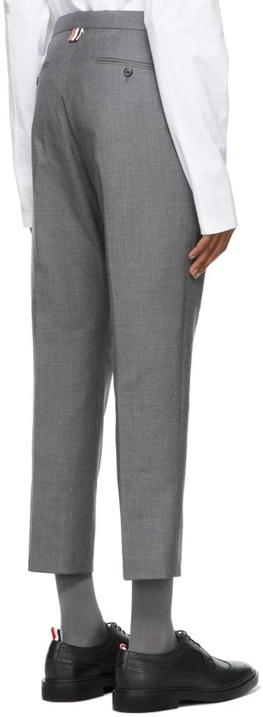 商品Thom Browne|灰色 Side Tab Super 120s 羊毛长裤,价格¥9987,第3张图片详细描述