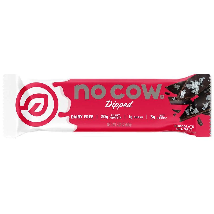 商品No Cow|Dipped Protein Bar Chocolate Sea Salt,价格¥28,第1张图片