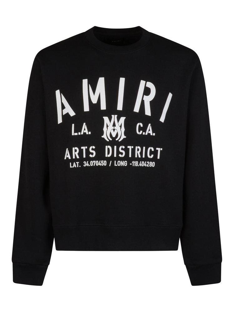 Amiri Logo-Printed Crewneck Sweatshirt商品第1张图片规格展示