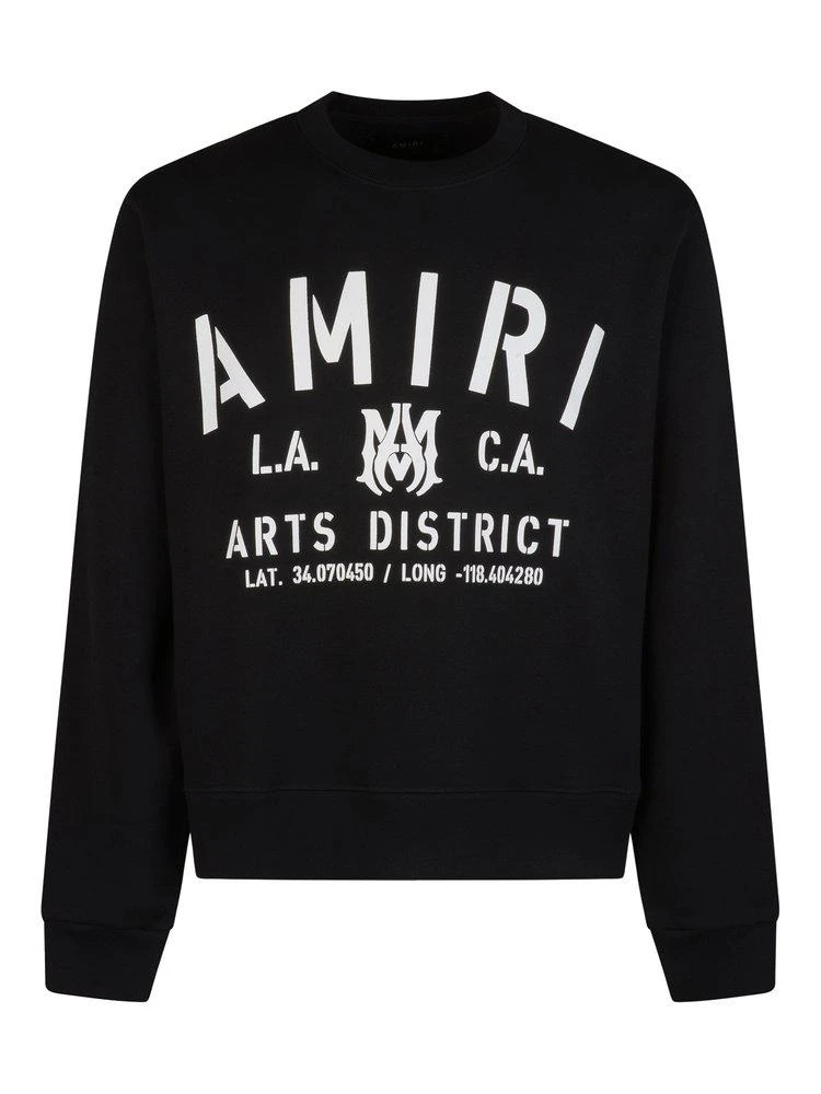 商品AMIRI|Amiri Logo-Printed Crewneck Sweatshirt,价格¥3805,第1张图片