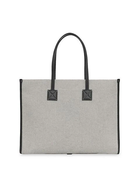 商品Burberry|Medium Horseferry Canvas Tote,价格¥11619,第5张图片详细描述