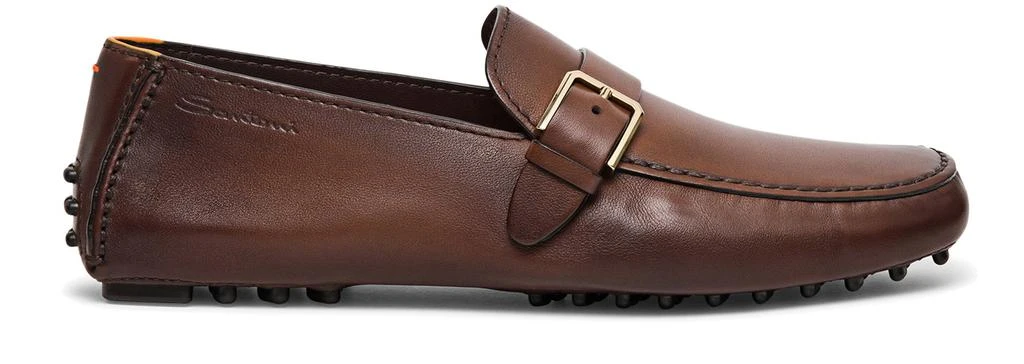 商品Santoni|Driver 皮革莫卡辛鞋,价格¥5677,第1张图片