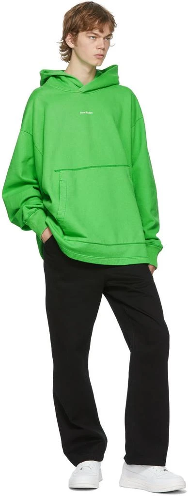 商品Acne Studios|Green Logo Hoodie,价格¥1414,第4张图片详细描述