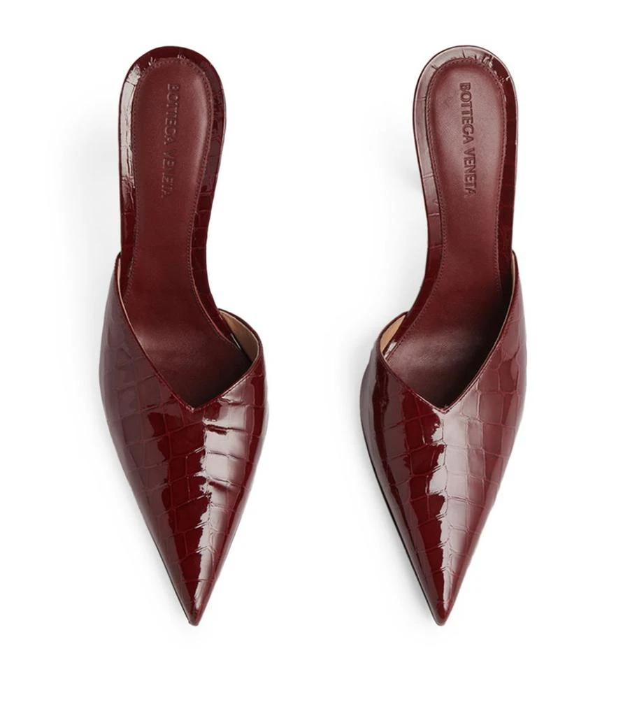 商品Bottega Veneta|Leather Punta Mules 100,价格¥4071,第4张图片详细描述