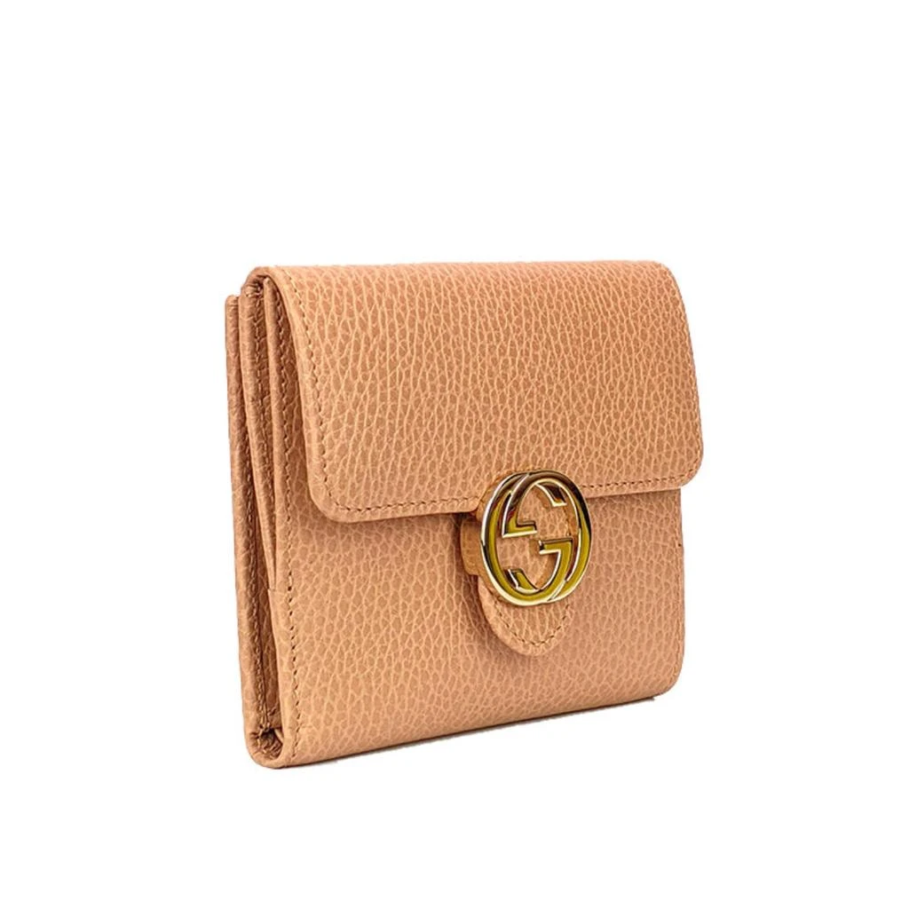 商品Gucci|Gucci Women's  Beige Leather Wallet,价格¥8923,第3张图片详细描述
