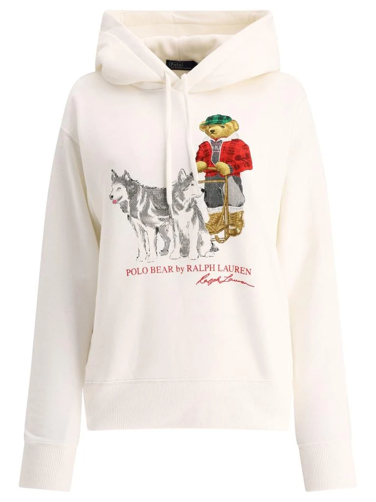 商品Ralph Lauren|Polo Ralph Lauren Logo Printed Drawstring Hoodie,价格¥1623,第1张图片