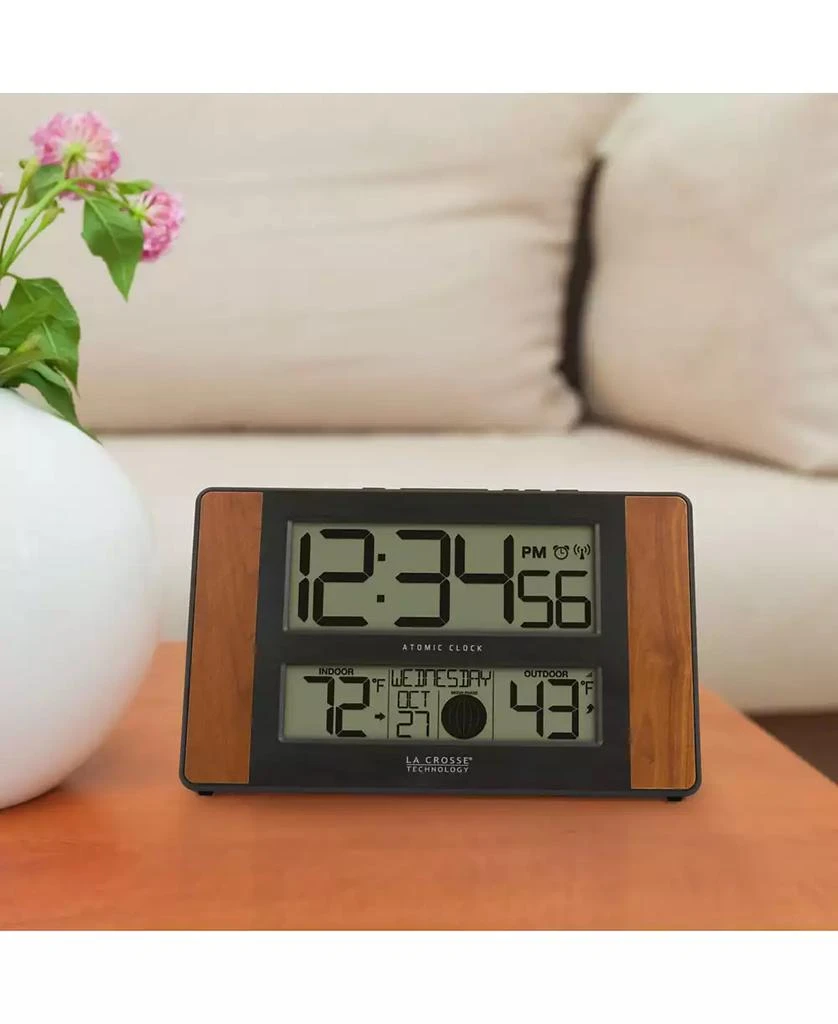 商品La Crosse Technology|Atomic Digital Clock with Temperature and Moon Phase,价格¥403,第3张图片详细描述