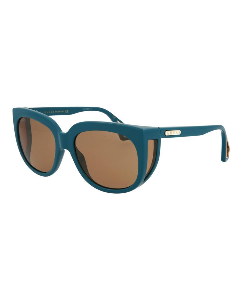 商品Gucci|Square-Frame Injection Sunglasses,价格¥994,第4张图片详细描述