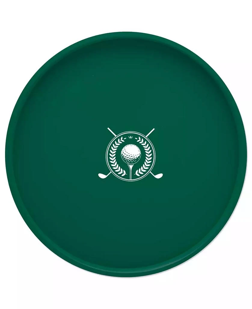 商品Kraftware|Pastimes 14" Round Golf Serving Tray,价格¥377,第1张图片