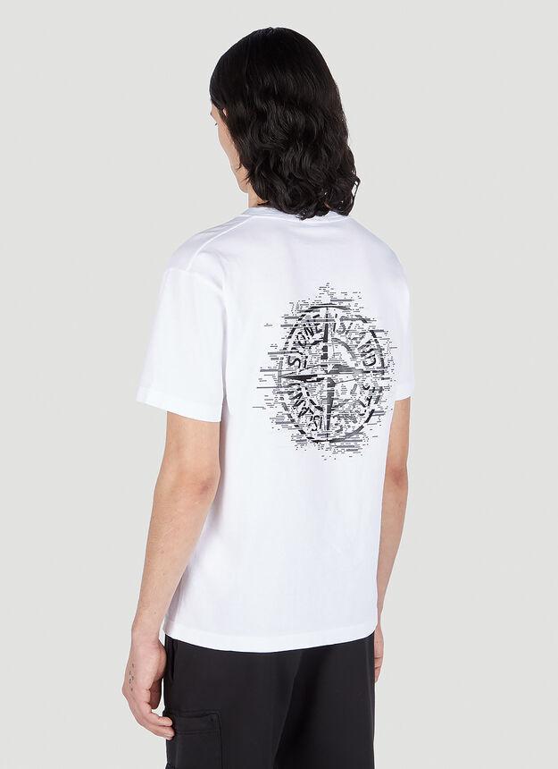 Logo Print T-Shirt in White商品第4张图片规格展示