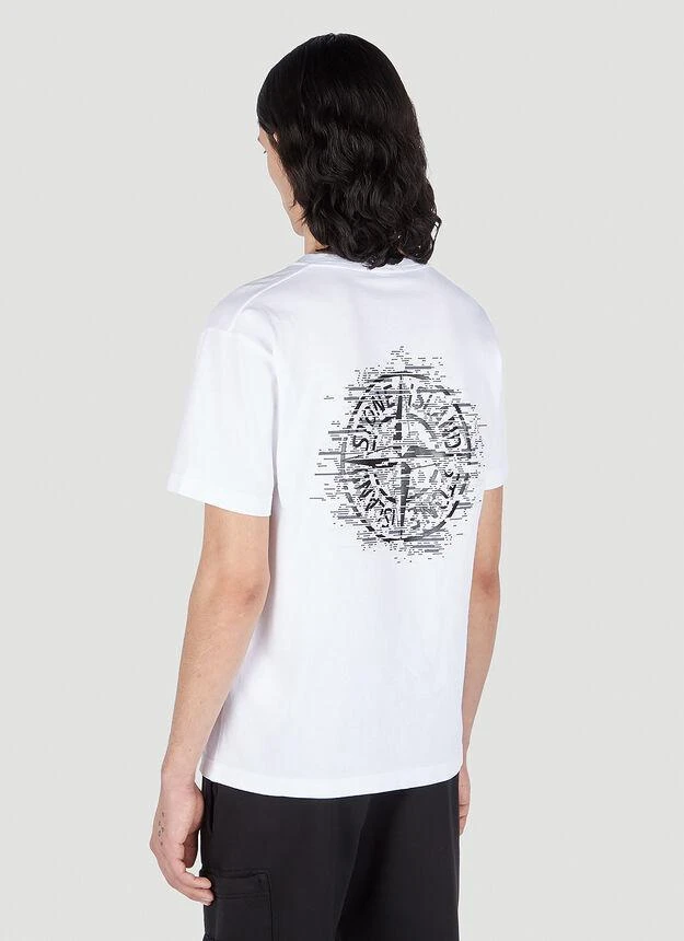 商品Stone Island|Logo Print T-Shirt in White,价格¥1593,第4张图片详细描述