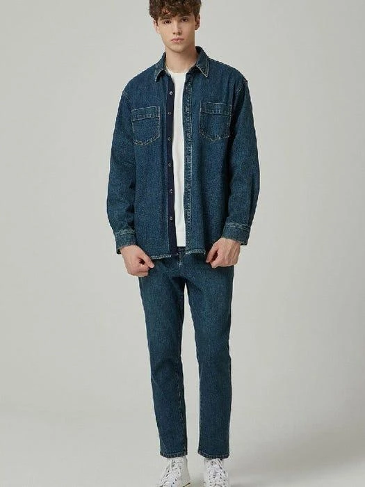 商品CUSTOMELLOW|Raymond 4 Pockets Denim Over Shirt,价格¥2378,第2张图片详细描述