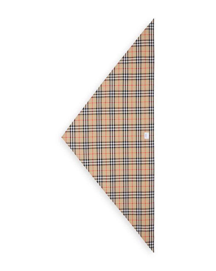 商品Burberry|Reversible Check Cotton Bandana,价格¥4427,第3张图片详细描述