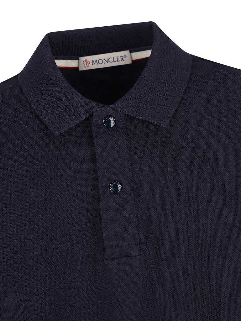 商品Moncler|Moncler Enfant Button Detailed Long-Sleeved Polo Shirt,价格¥866,第3张图片详细描述