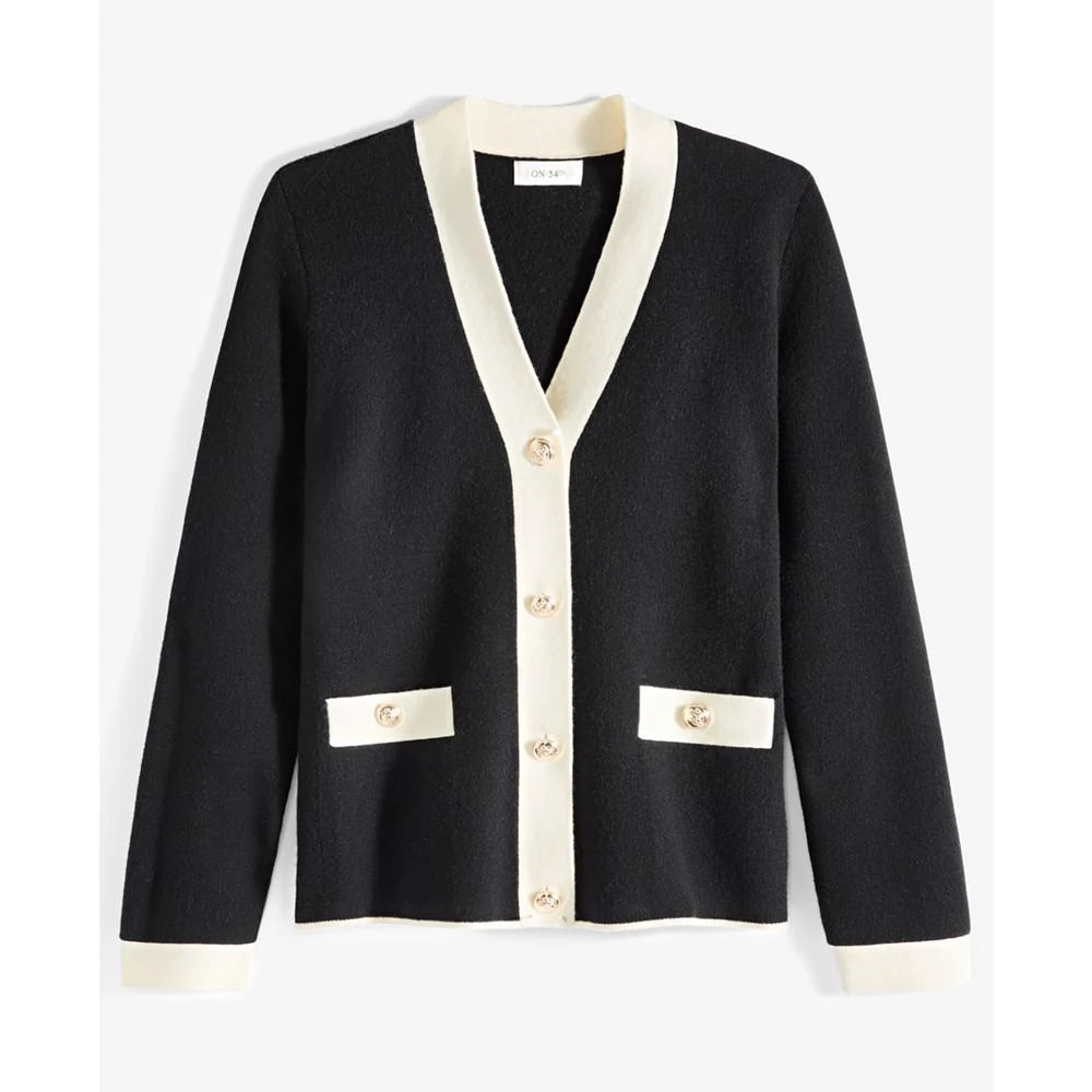 Women's Jacquard Cardigan, Created for Macy's 商品