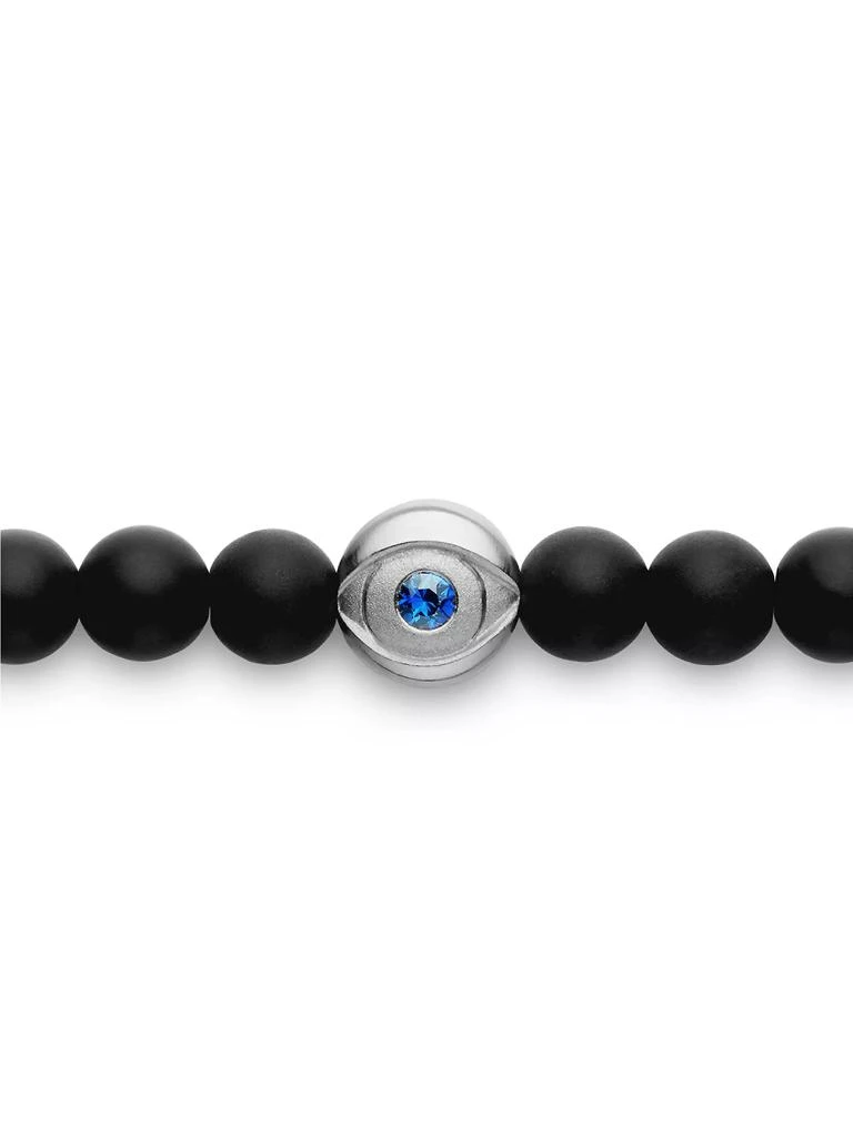 Spiritual Beads Evil Eye Bracelet in Sterling Silver 商品