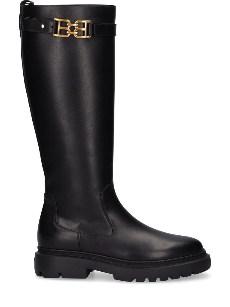 商品Bally|30mm Gaila-tnl Leather Tall Boots,价格¥9282,第1张图片
