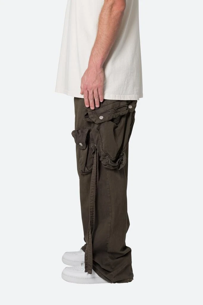 商品MNML|Strapped Multi Cargo Pants - Brown,价格¥205,第4张图片详细描述