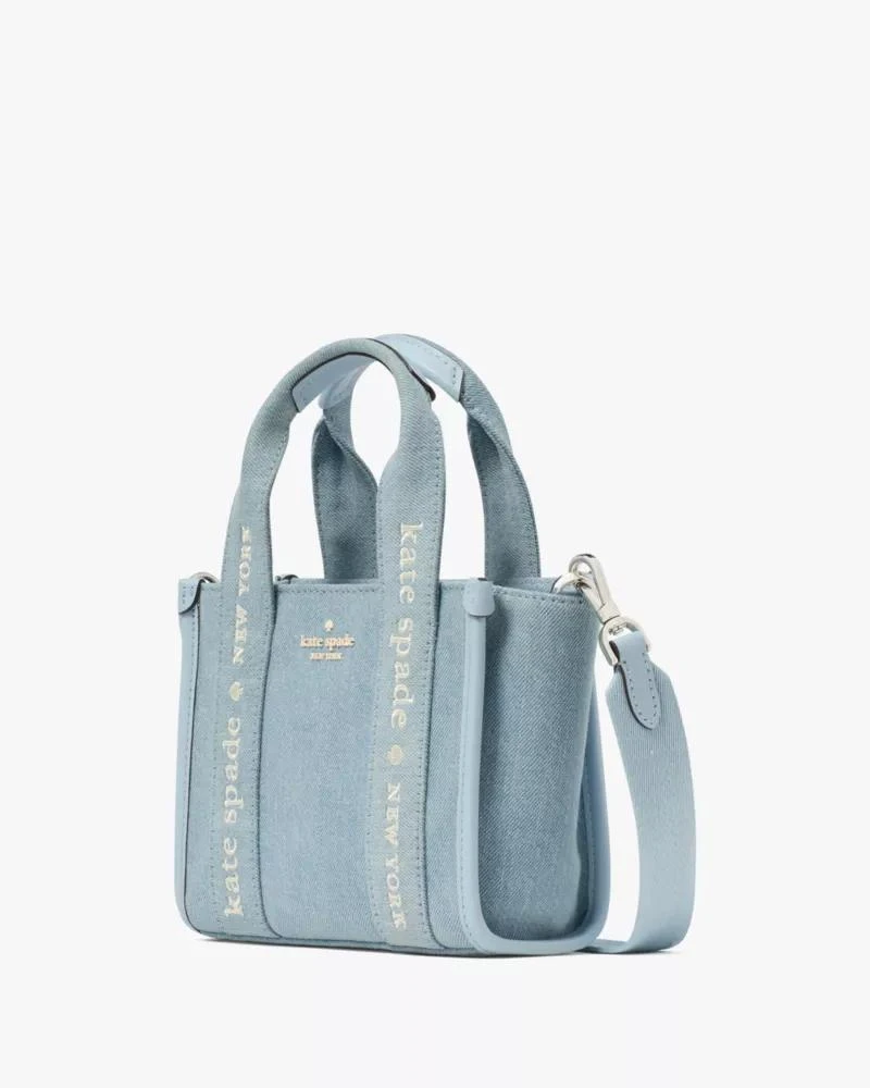 商品Kate Spade|Kip Denim Mini Tote,价格¥742,第3张图片详细描述