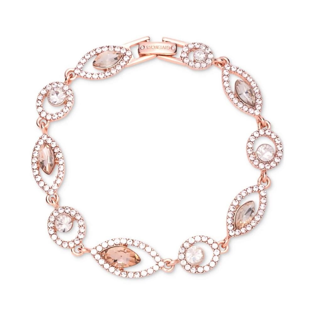 商品Givenchy|Rose Gold-Tone Round & Marquise Crystal Flex Bracelet,价格¥359,第1张图片