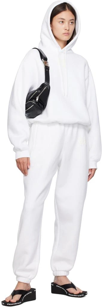 商品Alexander Wang|White Bonded Hoodie,价格¥3109,第4张图片详细描述